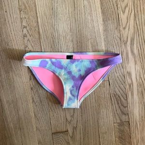 Triangl Tie Dye Blue Purple Bikini Bottom